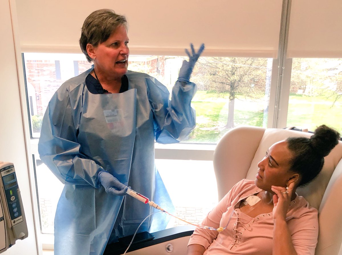 Andrea_Morehead's tweet photo. “Thank you” seems so inadequate as I humbled and overwhelmed by the outpouring of support! Your prayer chain gives me strength! #AngelsAndAllies #IWillWin #WeWillWin #CancerLoses #ILoveNurseLisa #EarlyDetection💝 .@WTHRcom  
 https://t.co/onx2KY3N3o https://t.co/19VSTpi98E