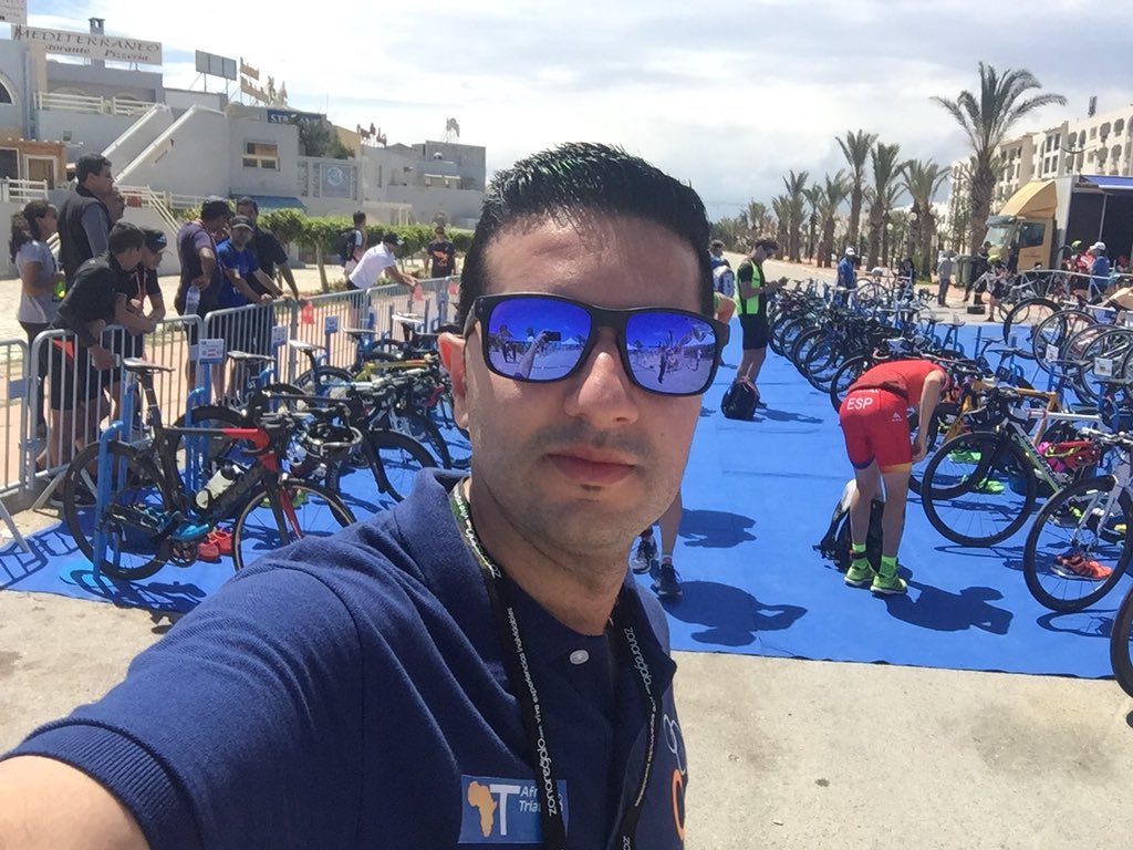 mounirbyr's tweet photo. 🏊🚴🏃#Race day #5May2018 Yasmine Hammamet 🇹🇳 ATU Triathlon African Cup #ITU #ATU #Sprint #Triathlon #AfricanCup #FRMSPT #ContinentalCup #AfricanTriathlon 👊😜 https://t.co/XqQU31bKXW
