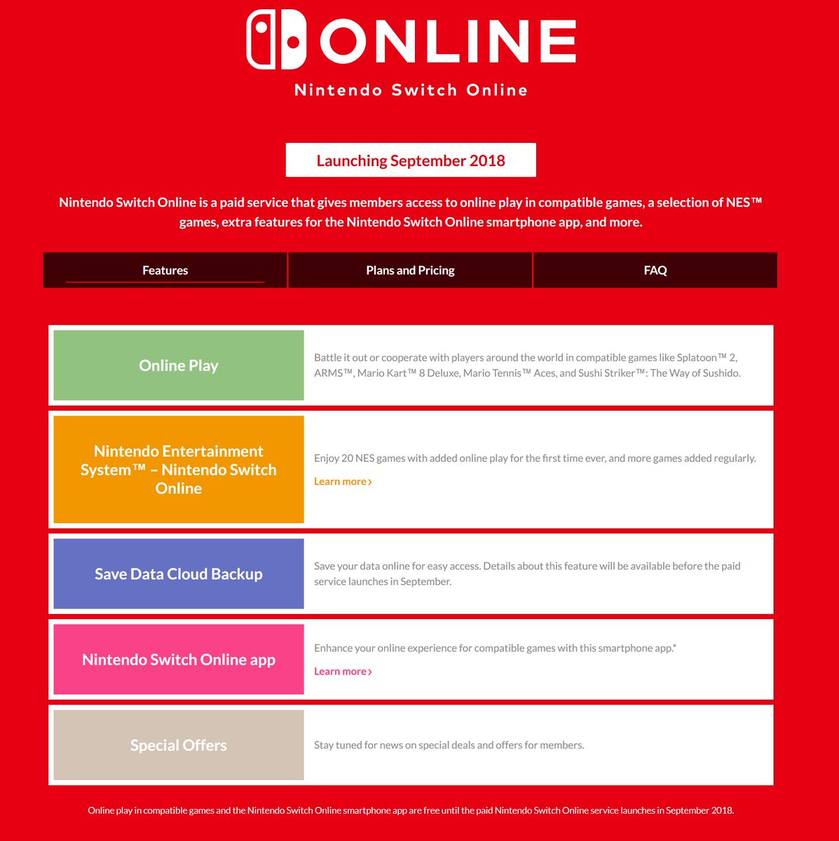 nintendo switch family online