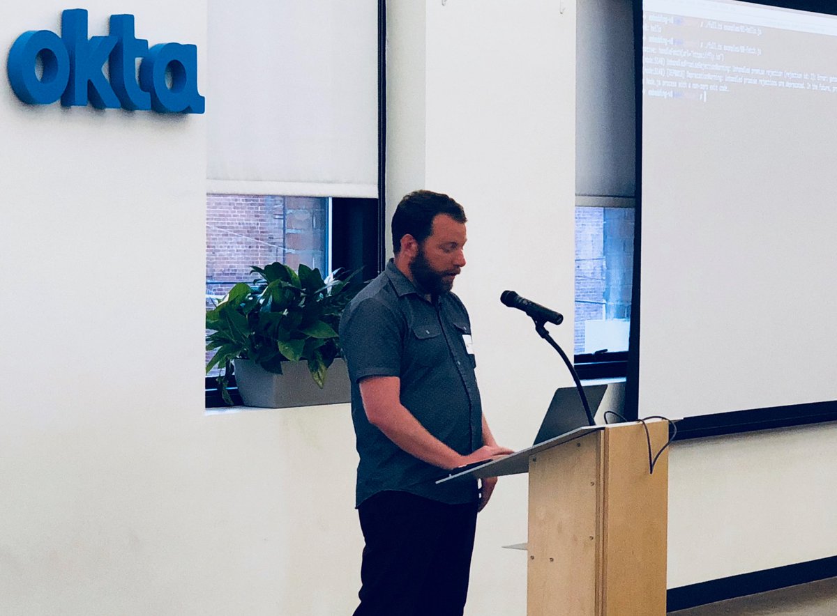 drnugent's tweet image. Embedded V8 Contexts talk by @mrkurt tonight at @oktadev