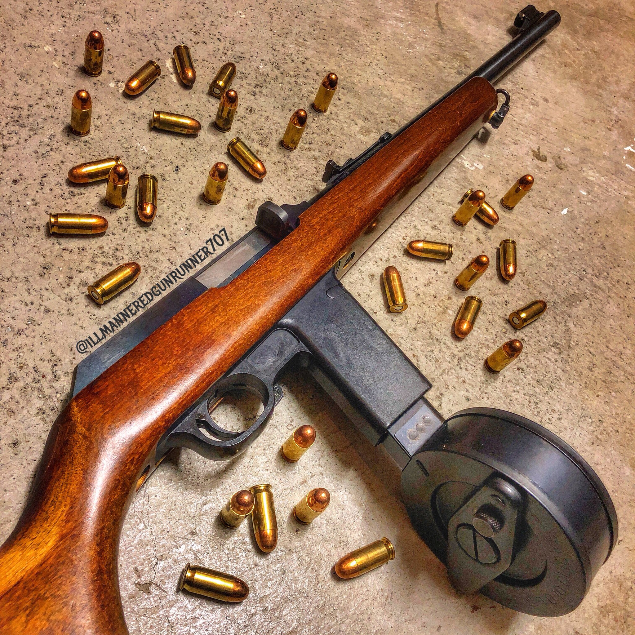 Illmannered Gun Runner 707 on Twitter: "Vintage #marlin model #45 .45acp  carbine with Taylor drum. Enjoy. https://t.co/IIsOZ4ttw3" / Twitter