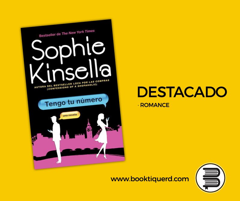 BooktiqueRD's tweet photo. Una historia de enredos tan ingeniosos como inesperados. Acompaña a Polly y a Sam en una serie de situaciones inolvidables, diálogos llenos de personalidad y una historia de amor fuera de lo normal. 

Un libro de Sophie Kinsella! Es diversión garantizada.https://t.co/VZaXUWAJhd https://t.co/VVRMSHOGt8