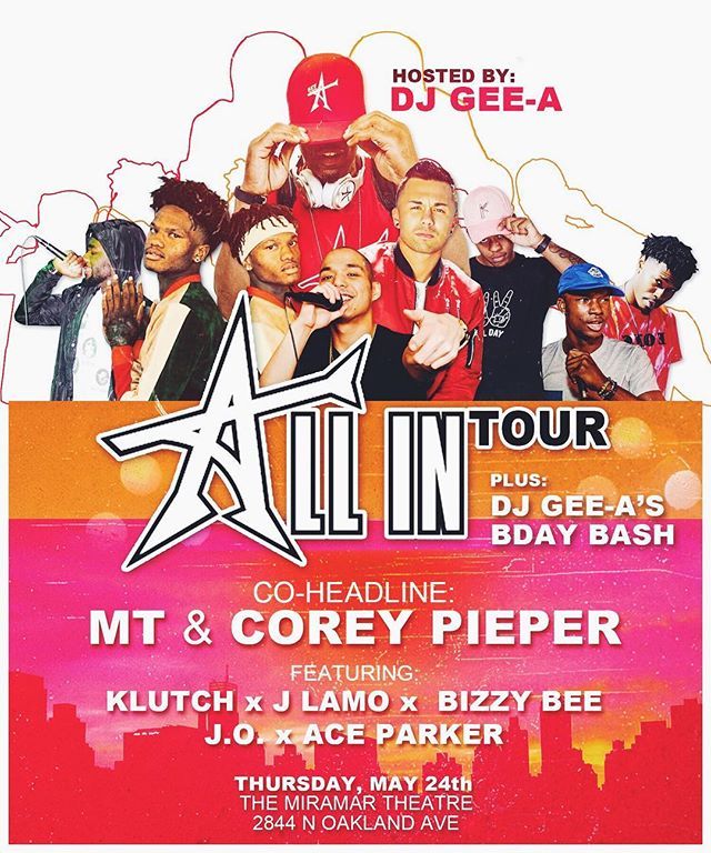Get_ALLIN's tweet photo. My #birthday is going to be #lit #allintour S/O @klutchwhynot @thereal_mt @corey_pieper @alldaylamo @bizzybeebbp @aceparkerr @jo_eons #music #fashion #fitness #radio #djgeea #lit #coredjs #mp3waxx #milwaukee #getallin #style #insagood #picoftheday #pic #… https://t.co/YKBuLkCjYz https://t.co/hSBVrKaQBW
