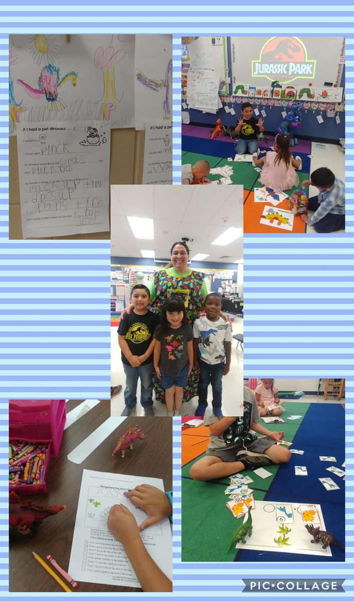 ACruzTeach's tweet image. D for dinosaur was so much fun. Best part is hearing them say they love coming to school for our fun activites.😉 #bcoleinspired  #learningtilltheend @NISDCole