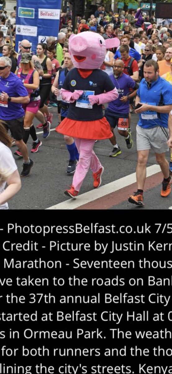 AJCGroupltd's tweet photo. We even had Peppa Pig running for AJC https://t.co/wJgb4aNNmZ