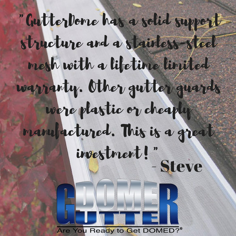 GutterDome's tweet photo. See what 1,000's of satisfied homeowners all over the nation are saying about GutterDome: https://t.co/XuOJim6285 #YouGotDOMED! #gutterdome #gutters #gutterguard #gutterprotection #homeimprovement https://t.co/yRpiCd2AIB