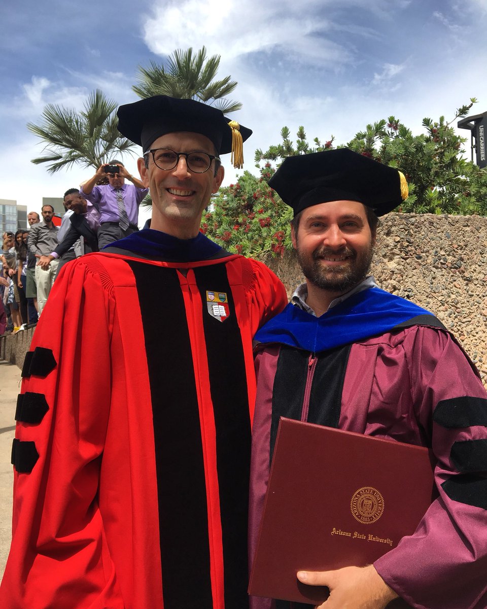 Hey, I did it! #ASUgrad #doctorofphilosophy #rituals <a href="/spratt888/">Stephen Pratt</a>