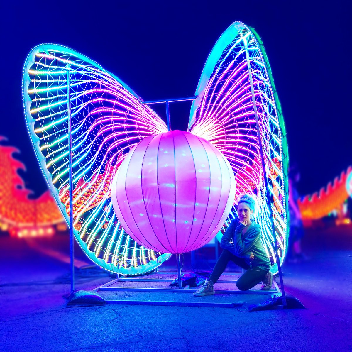 HezzaHeather's tweet photo. Last night at the #dragonlights in #chicago. Omg it was so beautiful!! I need to go more than one day next year! https://t.co/MBNF8vcdmM