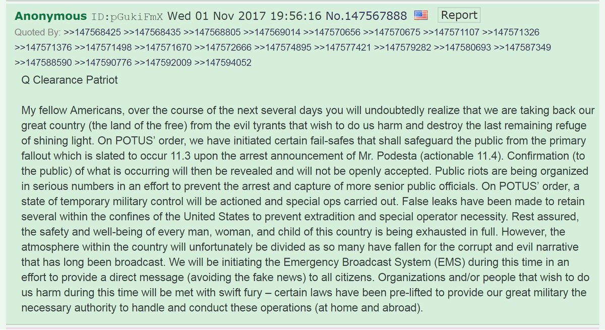 Image result for podesta to be arrested Nov. 3, 2018