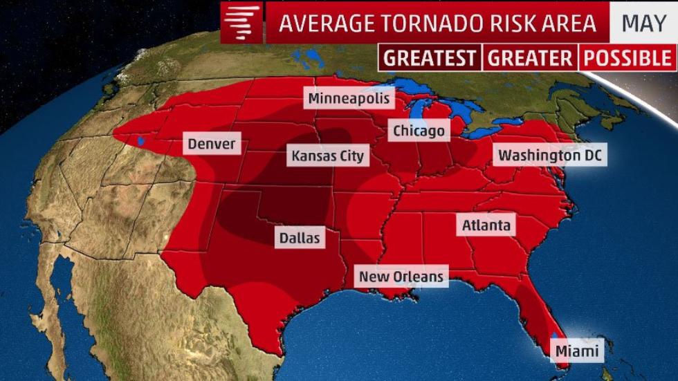 weatherchannel's tweet image. One of the most tornadic times of the year won't have many tornadoes: wxch.nl/2rs9o37