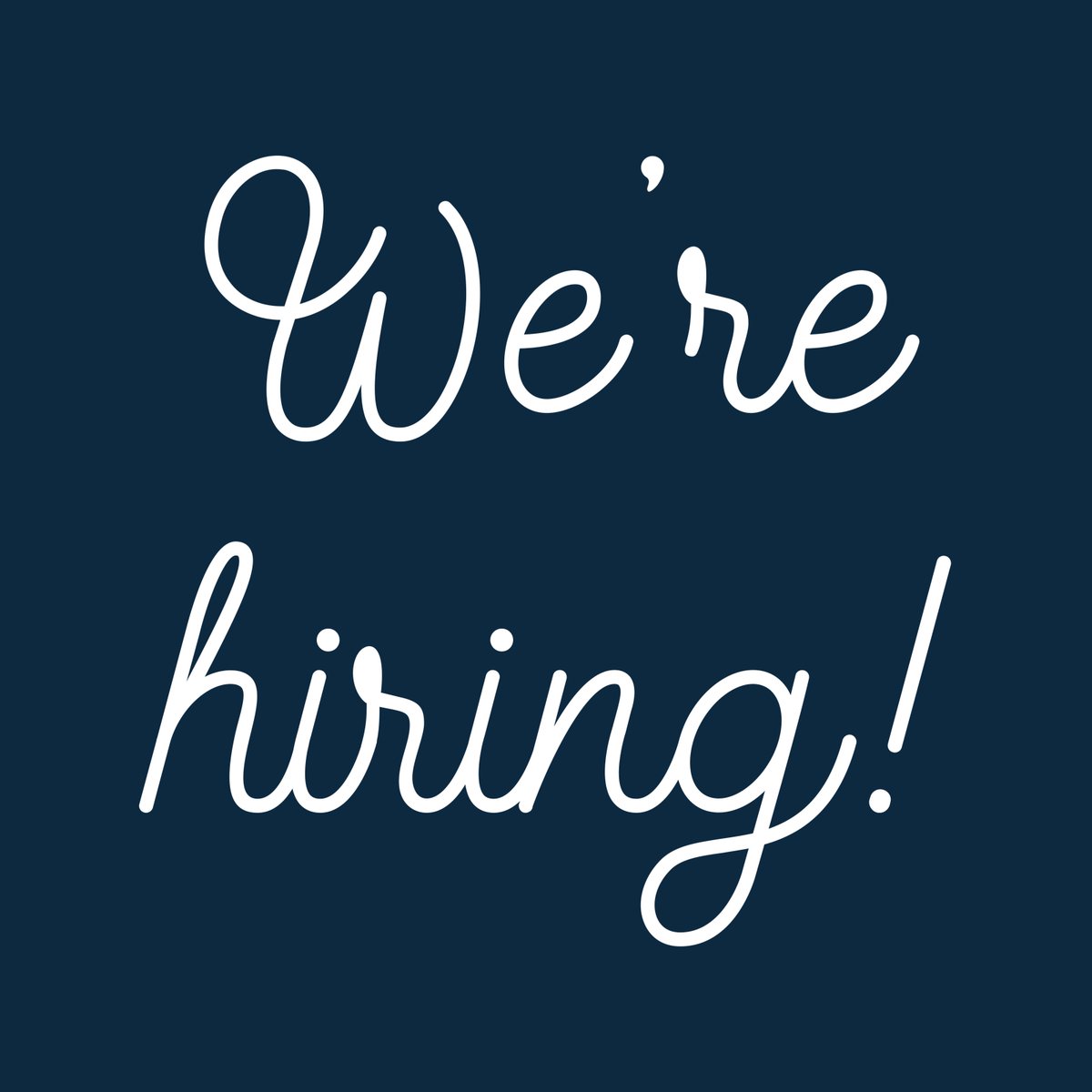 drericakight's tweet photo. The Dental Studio is looking for it's first team member! Woohoo! We’re looking for someone who can tackle the duties of an administrative team member AND a dental assistant! If you think you'd be a great fit with us, please send your resume to drerica@thedentalstudio.com. https://t.co/Xrgp8jlboH