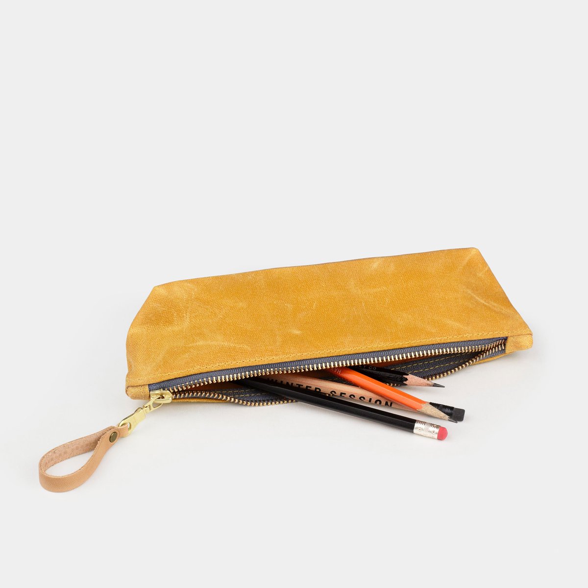 Everybody's favorite Mustard Waxed Canvas Zip Bags are back! Available in two sizes in our web shop. Grab one before they're gone. bit.ly/2Im2gjm