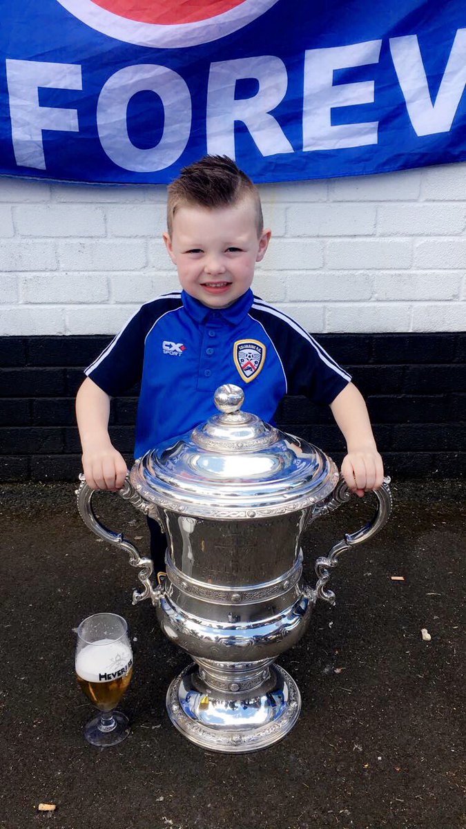 BIG_WAG_420's tweet image. Thank you @OranKearney. This will live with me and my wee man forever💯 #ColeraineFC 🔵⚪️ #IrishCupFinal2018 #champions #Bannsiders #liveforever 🙌🏻