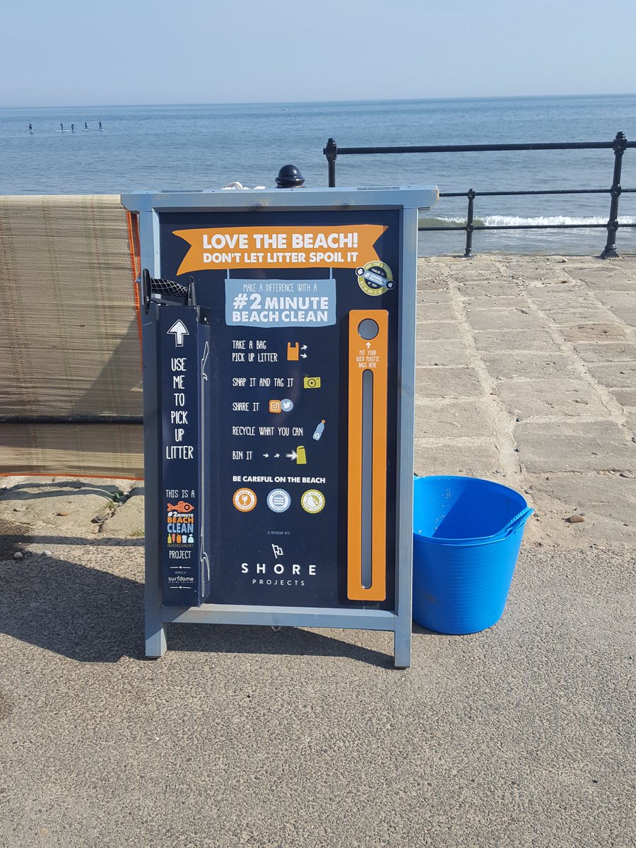Fabulous bank holiday trip to Saltburn today. Cleanest beach ever! Was it thanks to everyone who's taken part in the #2minutebeachclean? #bankholidaysunshine