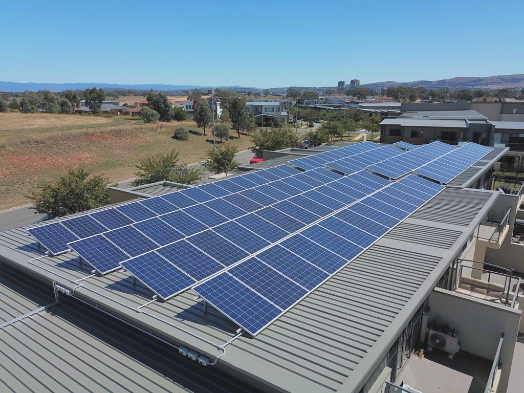 skycell_solar's tweet photo. Another quality @skycell_solar system switched on in Franklin, ACT. Cost the owners nothing and they’ve locked in huge energy savings. Get one for your business or apartment 👍🏼 https://t.co/ofI9gkcQl9