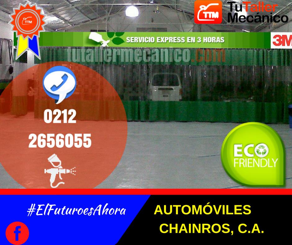 tutallermecanic's tweet photo. Automóviles Chainros Express primer taller express Ecológico de Venezuela. Trabajan con pinturas biodegradables.
https://t.co/uUPTFziRTe https://t.co/x5u2EwJXFL