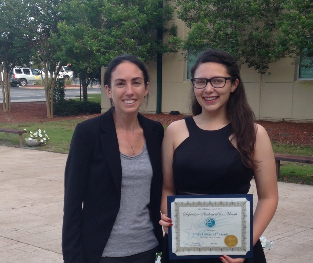 Congratulations to Maya Caron, who was recognized as Deltona High Schools Super Star Student! #ciryofdeltona #proudcounselor