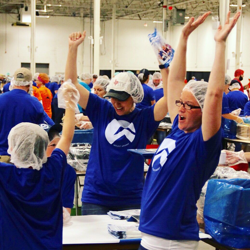 MtAraratorg's tweet photo. When you slay the Giant of Comfort, you become a contributor to God's glory. The Mount team went to Food Fight and made a difference for millions worldwide. #FoodFight #BeTheChurch #ComfortMustFall https://t.co/tJm8RCbt3s