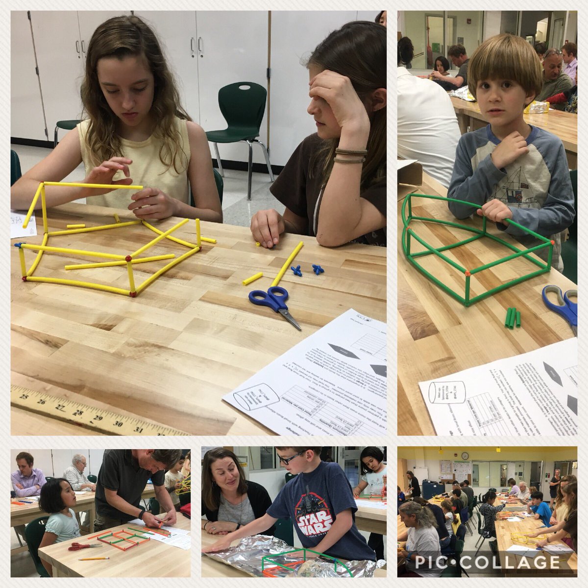 APS_STEM's tweet photo. Boat building using the engineer design process @APSKenmore w/ @GuMS_Principal @RandolphStars @CIS_APS @JamestownAPS @APS_CTAE https://t.co/jh0tblArYy