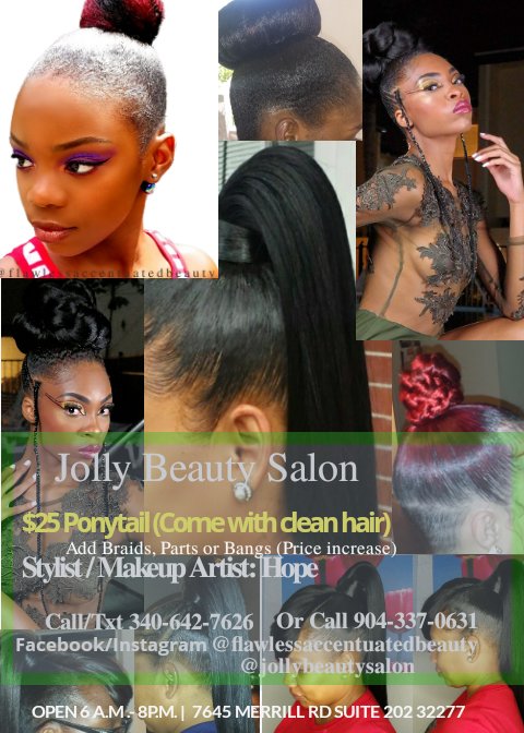 FABeautyIntl's tweet photo. #jacksonville #jaxmua #ponytail #Deals #florida https://t.co/Tmc5GPYuCa