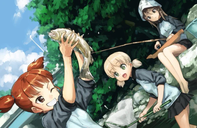 あとサークルで同人誌は出してないけどアンソロ本の仕事とかゲスト絵とかでガルパン絵もちょくちょく描いてたり 