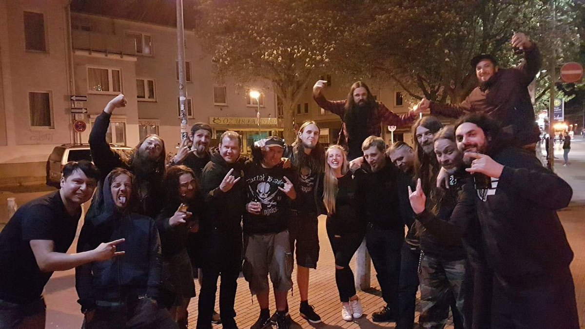 DeTraktorBand's tweet photo. Hannover Thrash Rumble 2 #detraktor #accuser #sourceofrage #surgicalstrike #drunk https://t.co/z4FLyZOCKt