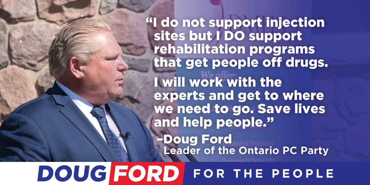 fordnation's tweet photo. Doug Ford believes in rehabilitation, and being responsible in all areas of government. Doug will work with the experts to get where we need to go. He will work to save lives and help people. #pcpo #CityVote #ONelxn #onpoli https://t.co/lsfx2js2yh
