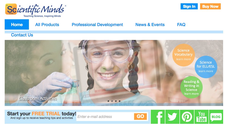 Check out <a href="/SciMi_LLC/">Scientific Minds</a>! Their Science Starters programs support scientific literacy, vocabulary acquisition, test preparedness, and college readiness! bit.ly/ScientificMind… #edchat #teacherlife #teaching #scienceedu #whatisschool #engagechat #science #crowdfunding #fundraising