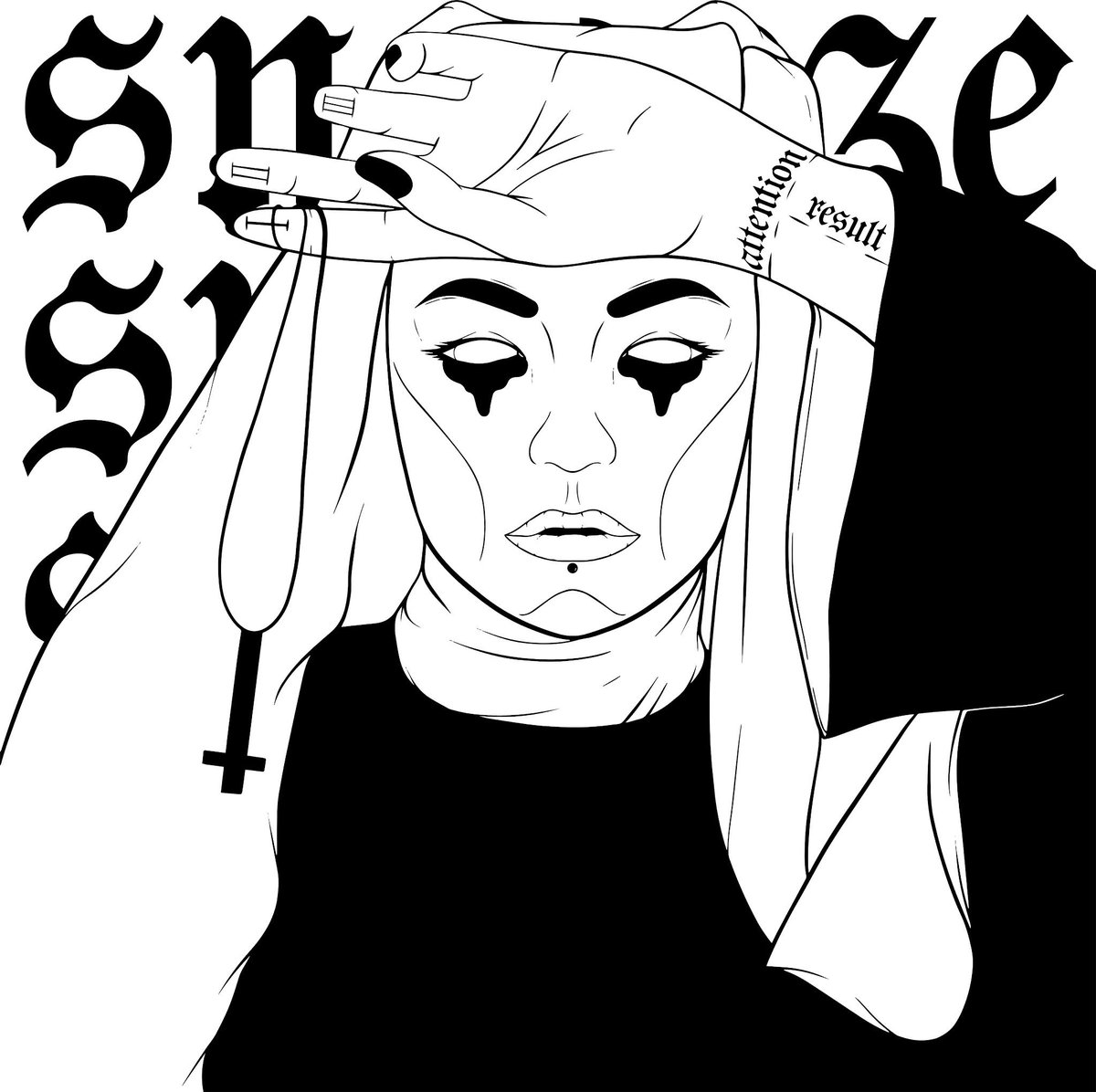mrsnoooze's tweet photo. Sideways for attention Longways for results 💀#snoooze #snooozeorig #mrsnoooze #art #illustration #drawing #artist #digitalart #fashion #clothingbrand #clothing #goth #vibes #hypebeast #hype #ghostmane #trap #suicideboys #lilpeep #fatnick #pouya #gothboiclique #attention #results https://t.co/wjZMJ6ESXU