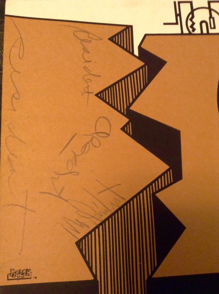ultradamno's tweet photo. Signed, brown vinyl Mark of The Mole with silkscreened covers #theresidents #ralphrecords #markofthemole https://t.co/fXIFw9e91F