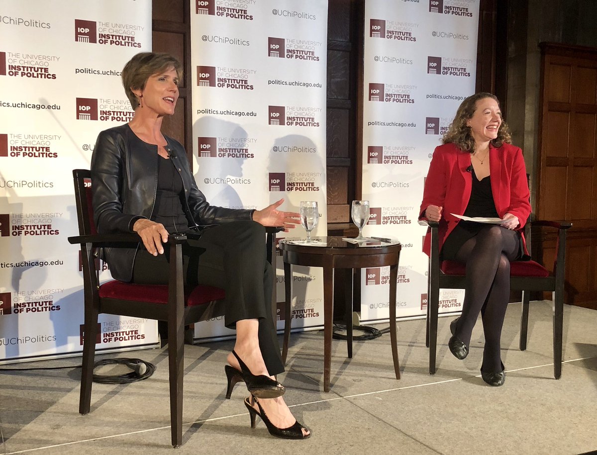 JenniferJoe_'s tweet photo. Such an honor to introduce @SallyQYates and @johnson_carrie on behalf of @UChiPolitics today. Thanks for the great discussion, it was a pleasure meeting you both! https://t.co/Dn3tbIeozr