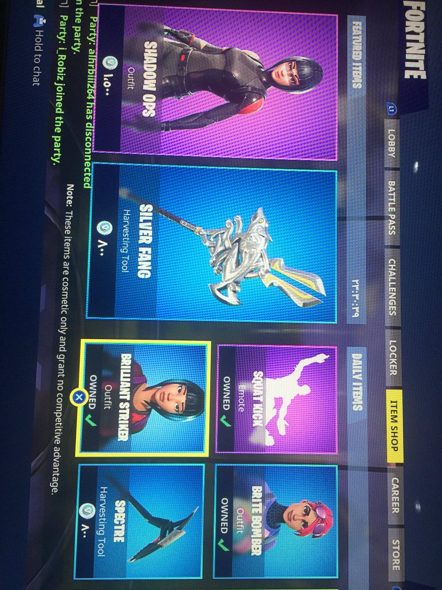 lllkkae's tweet photo. #فورت_نايت اشتري شادو ولا بريلانت تكفي؟ 🙄 https://t.co/ocDjr037Zr