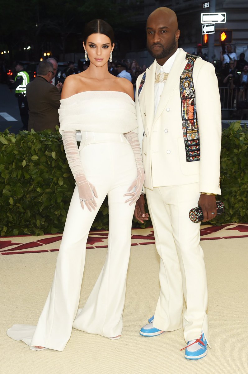 ComplexStyle's tweet photo. .@KendallJenner in Off-White and @virgilabloh in @LouisVuitton https://t.co/qLOHN2fqdo