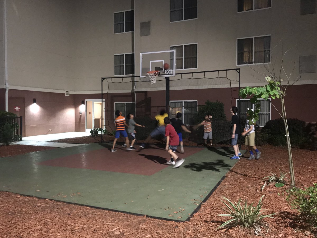 MCPS_Secondary's tweet photo. Florida History Day students 📚during the day &amp; basketball players at night! 🏀 #FHD2018 @MarionCountyK12 @Grantham_Greats @HMS_Bulls @wkmcateer4 https://t.co/zCiFBjq5mw