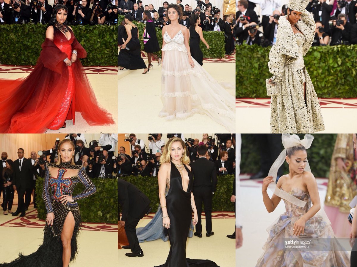 FemalePopFacts's tweet photo. What is your favorite look? #MetGala https://t.co/syd2Yfn1Xn