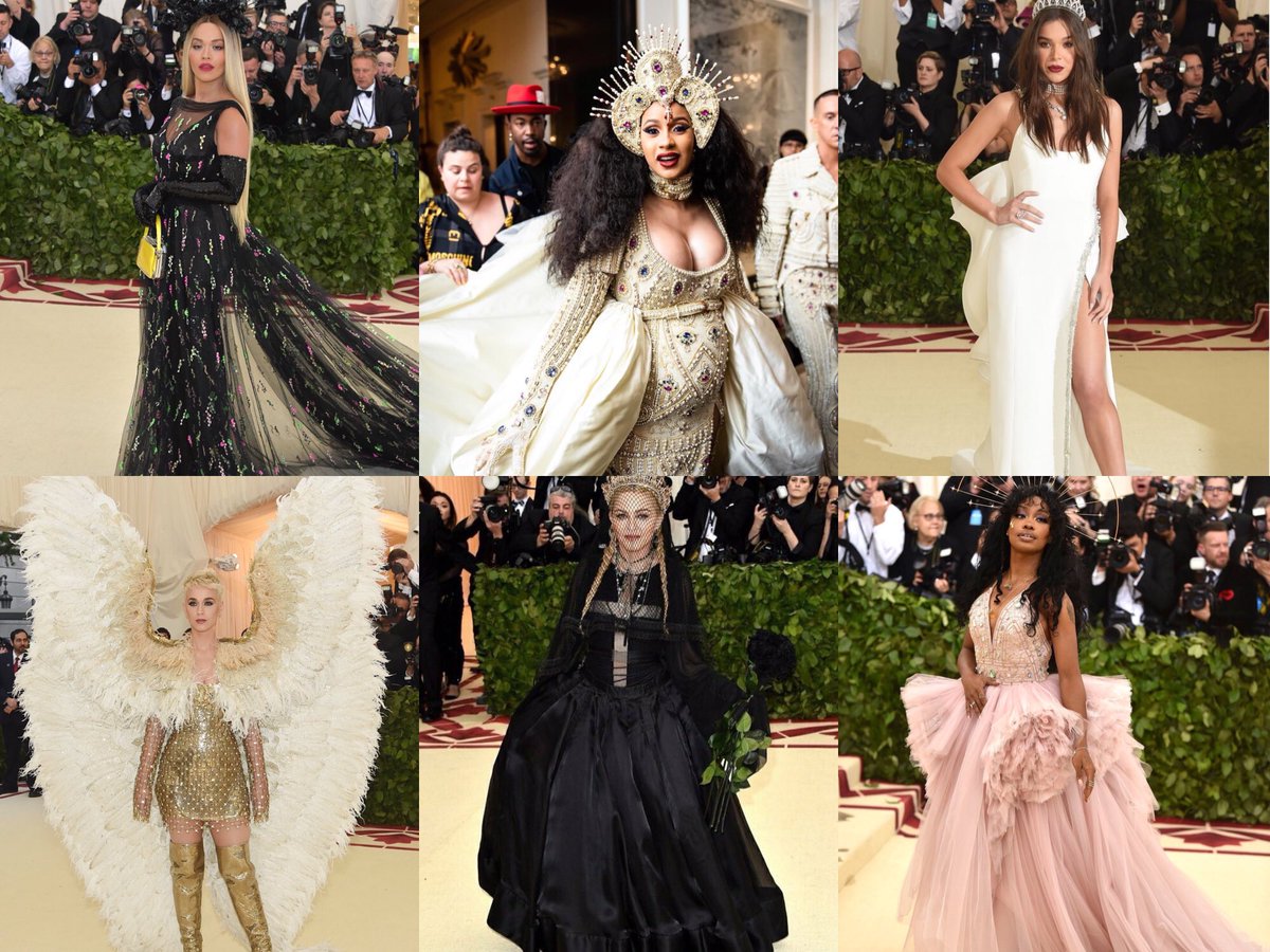FemalePopFacts's tweet photo. What is your favorite look? #MetGala https://t.co/syd2Yfn1Xn