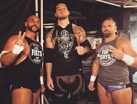 FistsMadeOfFire's tweet photo. The Lone Wolf is Top Guy material. #FiestaCrashers #ForeverTheRevival #TalkHeavyHitHard https://t.co/O3OhGf54k3
