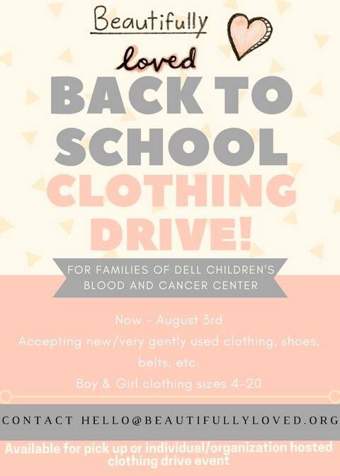 BeautifullyLFD's tweet photo. We will be hosting a Back to School Clothing Drive! Now until Aug 3rd we will be collecting new/very gently used items - children sizes 4-20. Working on drop off spots but we are willing to meet as well. TY!💗#beautifullyloved #nonprofit #austin #atx #clothingdrive #philanthropy https://t.co/djxgRwPoMZ