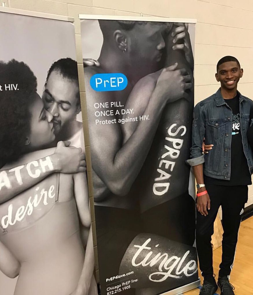 iamLoganB_'s tweet photo. I absolutely love my job. Being a brand ambassador for a cause that has a effect my community is the greatest good I could ever be apart of. #PrEP4Love π #OnePillOnceADay #HIVPrevention https://t.co/nJMbgd9cxF