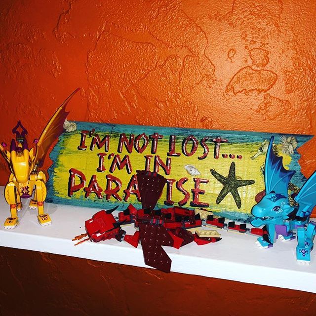 Paradise is what you make it! #goodliving #longlife #paradise #paradise🌴 #dragons The multiverse #imagine-nations #Lego #Legocity #bricks #brickcity #afol #multiverse #dccomics #marvel #builderburg #legolopolis