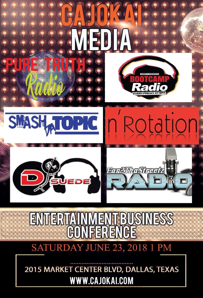 cajokaiagency's tweet photo. #CaJoKai #media #puretruthllc  #promo #marketing #puretruthllc #bootcampradio #smashdatopic #nrotation #nueraradio #earztothestreetradio #marketing #promo #radio #media #hiphop #pop #club #dance #branding #webreakrecords #wethehottest #puretruthdjs https://t.co/micGgnSDNE