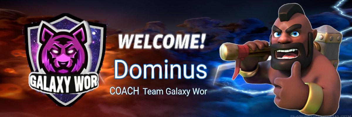Como esta Clasher Noche de Fichajes📋 presentamos a nuestro Nuevo Coach😉 @DominuSempai_CR le damos La Bienvenida🔥
A Team Galaxy Wor👏👌