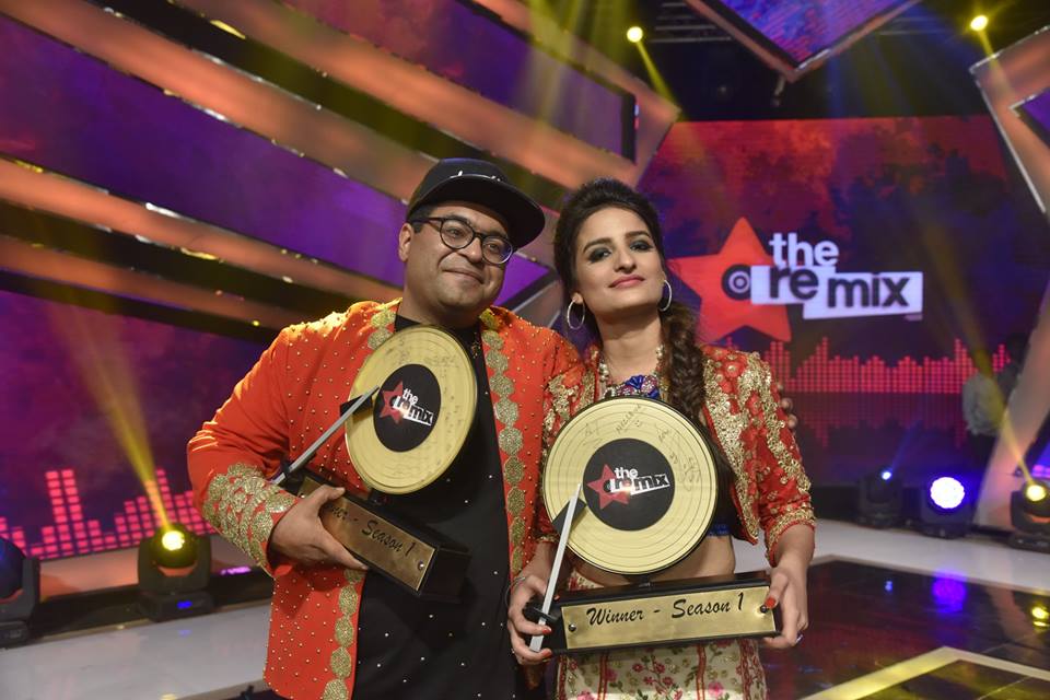 Meet the King &amp; Queen of the first series of digital music reality show <a href="/remixamazon/">The Remix</a> on <a href="/PrimeVideoIN/">prime video IN</a> - our very own @SuRealNewDelhi and his partner @Rashmeetmusic🤴🏻👸🏻 Big congratulations to the WINNING producer-singer duo 🏆 Celebration's in order, news soon! #Winning