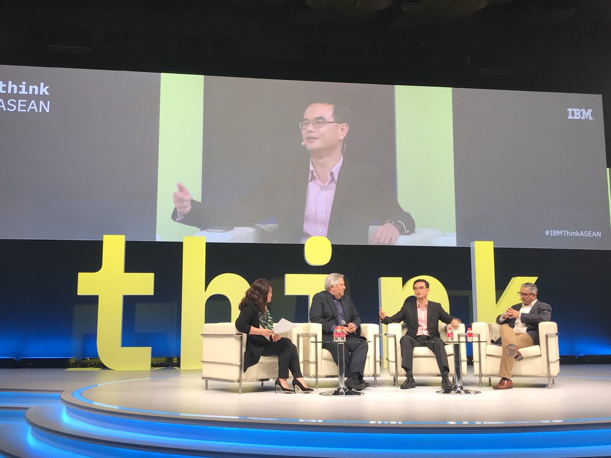 janet_ang's tweet photo. #IBMThinkASEAN #AskTP powered by @IBMWatson - Cognitive Course Advisor is AI system trained by #TemasekPolytechnic staff and students. Prospective students engage #AskTP with 22,000 conversations in the six months since deployment in Nov. https://t.co/Fe8bUzy7TD