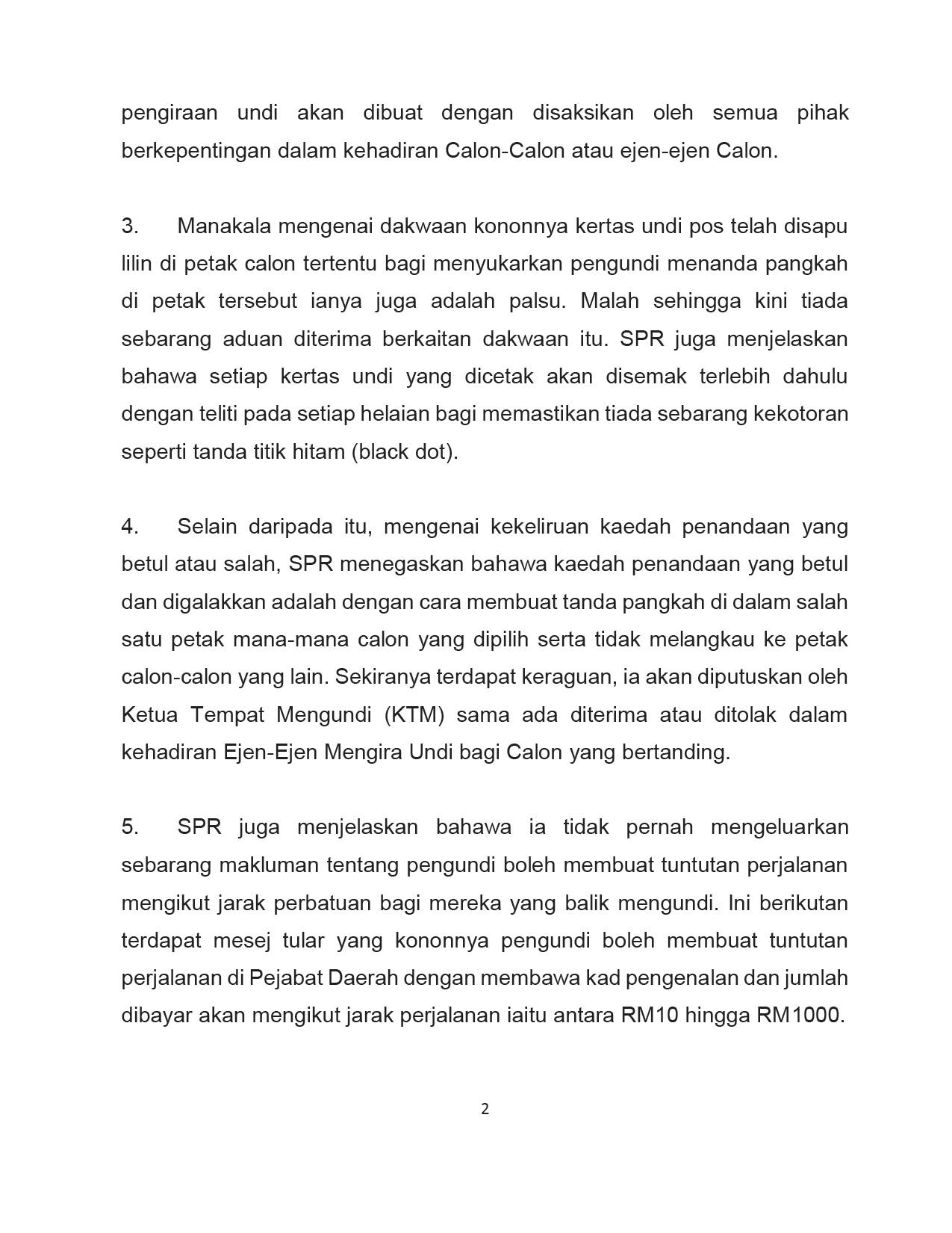Suruhanjaya Pilihan Raya Malaysia On Twitter Kenyataan Media Bil 46 2018 Orang Ramai Diminta Tidak Percaya Mesej Palsu Yang Ditularkan Menjelang Hari Mengundi Infopru14 Jomkitasemak Jomkitaundi Andapenentumasadepannegara Https T Co Vtnphvq5ed