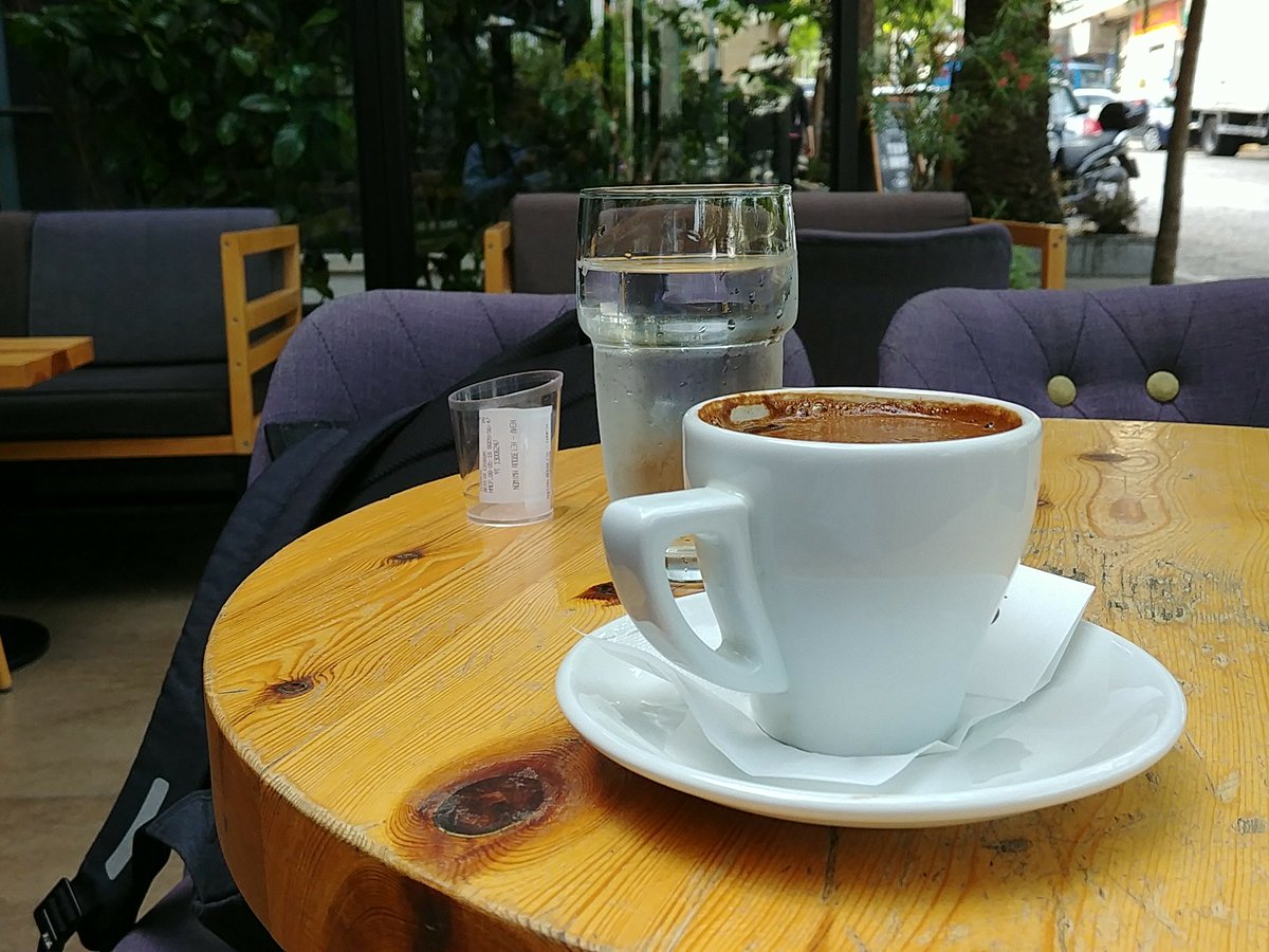 MandolinTuner's tweet image. #coffeetime (and pleasure), planning this week's #mandoline study. Best place to think clearly: an almost empty #coffeeshop under the trees