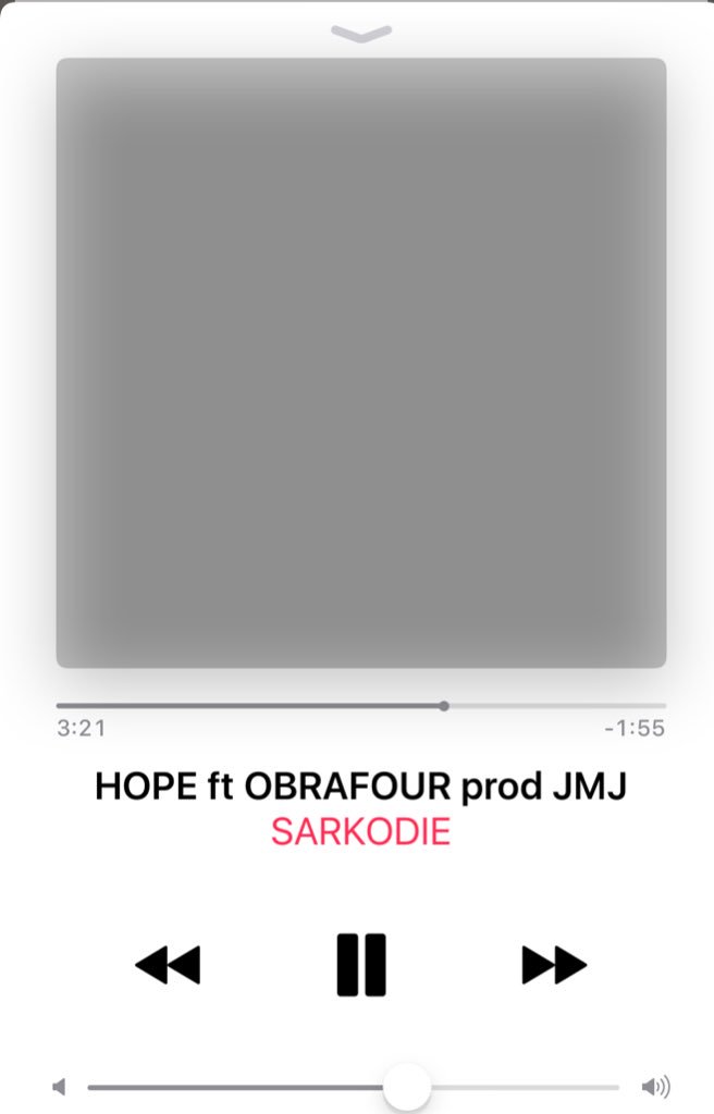 sarkodie's tweet photo. #HOPE (Brighter Day) https://t.co/951soRBzvl