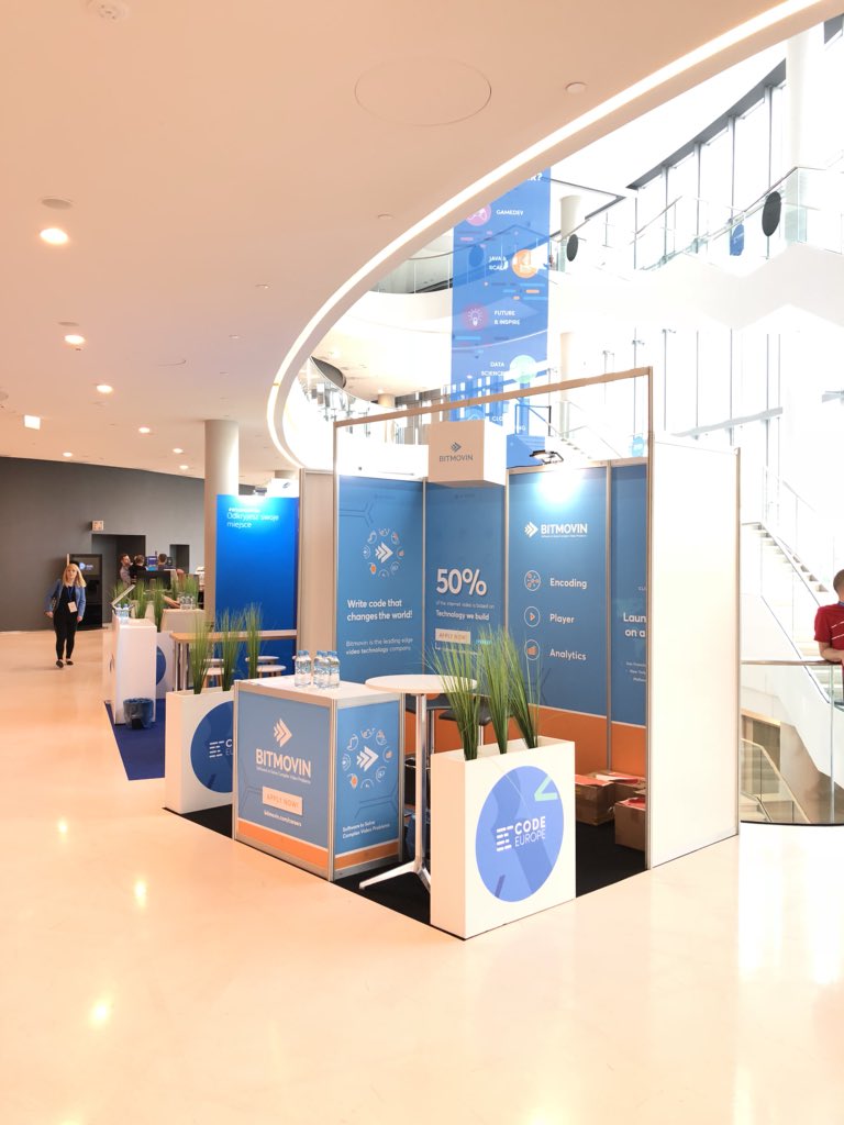 Tigraine's tweet photo. Going to present at #codeurope today on how we redesigned our player licensing backend. Come by and say hi if you are attending. #bitmovin https://t.co/X19ItIntOf