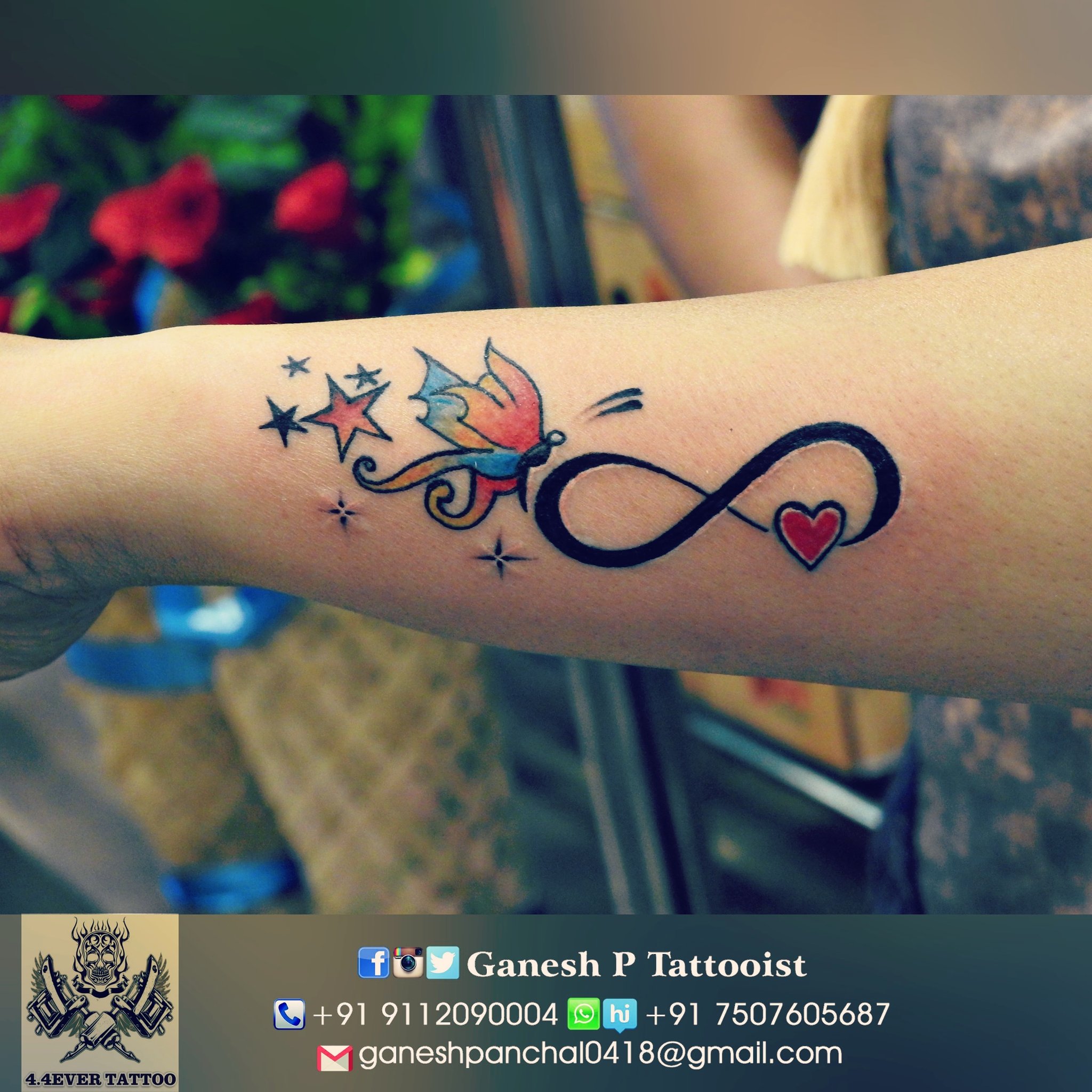 Amazonin Heart Tattoo