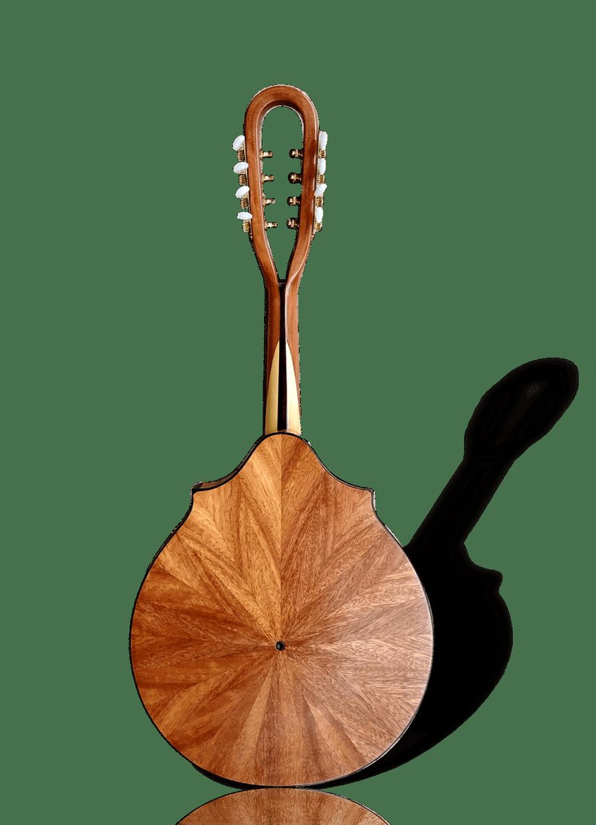 ExtraordinaryIU's tweet image. Beautiful back of #richardmorgan large body #mandolin ... and if you look carefully you will see the #mute activation system! #extraordinary